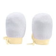 thumbnail image 1 of Baby Boy Girl No Scratch Silk Cotton Mittens Mesh Breathable Drawstring Gloves For Toddler No Scratch Mittens For Unisex, 1 of 8