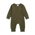 thumbnail image 1 of Baby Boy Girl One Piece Romper Pure Cotton Baby Long Sleeve Jumpsuit Crawling Suit for 3-24M, 1 of 4