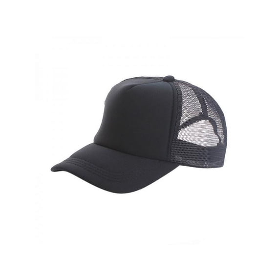 Baby Boy Girl Plain Baseball Caps Stitching Trucker Mesh Visor Adjustable Hats
