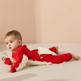 thumbnail image 1 of Baby Boy Girl Romper Jumpsuit Overalls 1 PCS Bodysuit Outerwear Crawling Infant Baby Solid Mop, 1 of 5