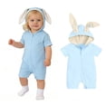 thumbnail image 1 of Baby Boy Girl Rompers Cute Bunny Easter Outfit Long Sleeve Baby Girl Summer Girl Baby Clothes 3-6 Months, 1 of 4