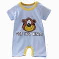 thumbnail image 1 of Baby Boy Girl Summer Cotton Linen Romper Clothes Basic Plain Ruffle Sleeveless Comfy Rompers Newborn Tops,Lightweight 6-12 Months 12-24 Months 2t 3t 4t 5t 6t 7t 8t 9t Children 12-15 Months, 1 of 7