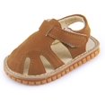 thumbnail image 1 of Baby Boy Girl Summer Infant Squeaky Sandals Premium Rubber Sole Closed-Toe Non-Slip Shoes Toddler First Walkers, 1 of 7