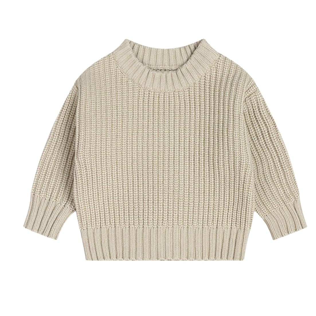 Baby Boy Girl Winter Clothes Cute Sweater Crewneck Pullover Long Sleeve