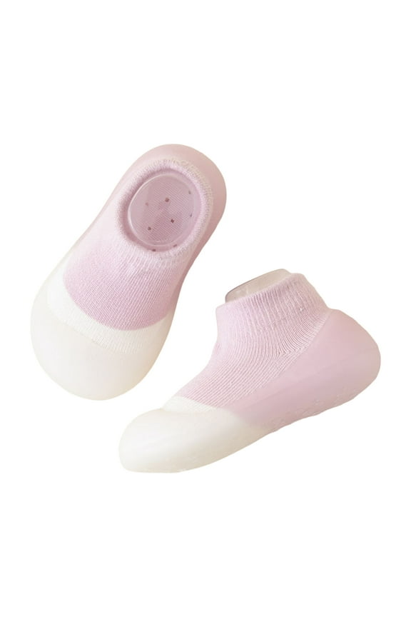 Baby Boy Girl indoor Walking Shoes Soft Rubber Sole Non- Cotton Socks Shoes Baby Boys Girls Winter Sneaker for Baby Boy 12-18 Months