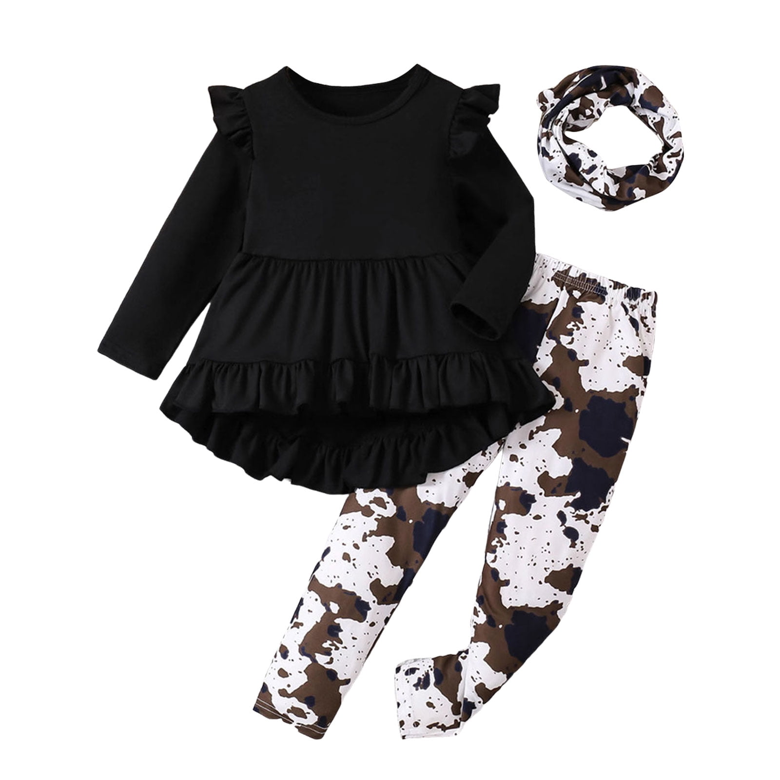 Baby Girl 2 Piece Clothes Set For Casual Wear Blended Pajama Suiting main image 0