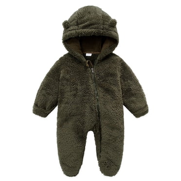 Red Color Winter Baby Romper main image 0
