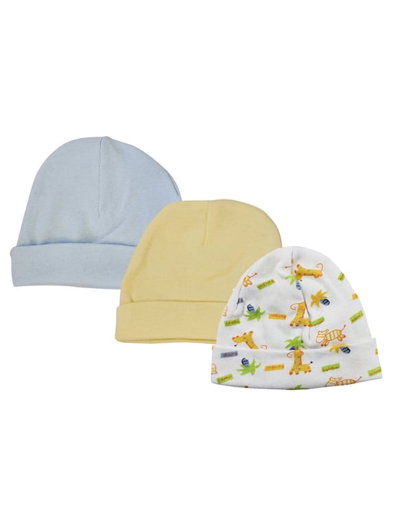 Baby Boy Infant Caps (Pack of 3)