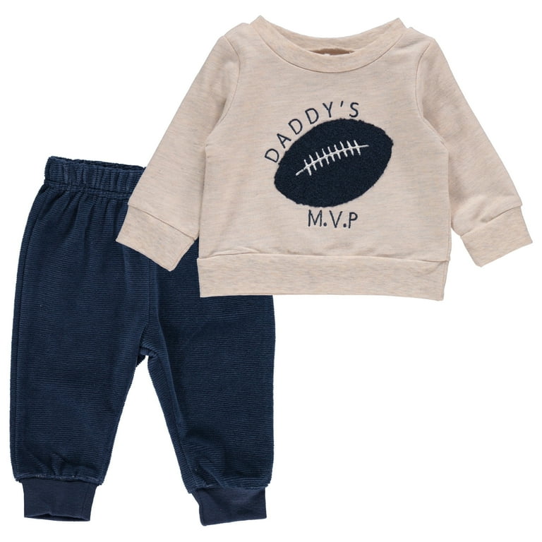 Chick Pea Baby Baby Boy Infant and Newborn Jogger Set Long Sleeve - Main Image
