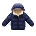 thumbnail image 1 of Baby Boy Jackets 6-9 Months Toddler Boys Girls Winter Windproof Coat Jacket Kids Warm Baseball Outerwear Jacket Boy Clothes (Navy,100 2-3 Years), 1 of 5