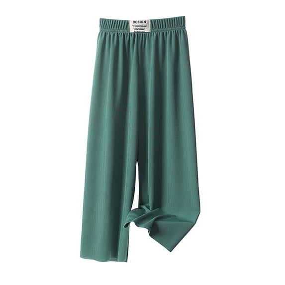 Baby Boy Joggers Toddler Kids Baby Girls Fashion Cute Sweet Print Flared Pants Trousers Pants Leggings New Full Length Pants Leggings Green 8-9T