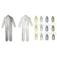 thumbnail image 1 of Baby Boy Kid Christening Baptism Formal White Suit Back Guadalupe Maria Sm-7, 1 of 3