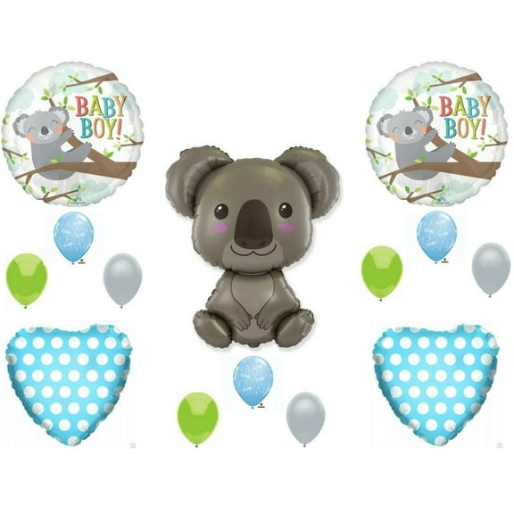 Baby Boy Koala Bear Shower Party Balloons Decoration Supplies It's A Boy!