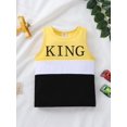 thumbnail image 1 of Baby Boy Letter Graphic Colorblock Tank Top, 1 of 5