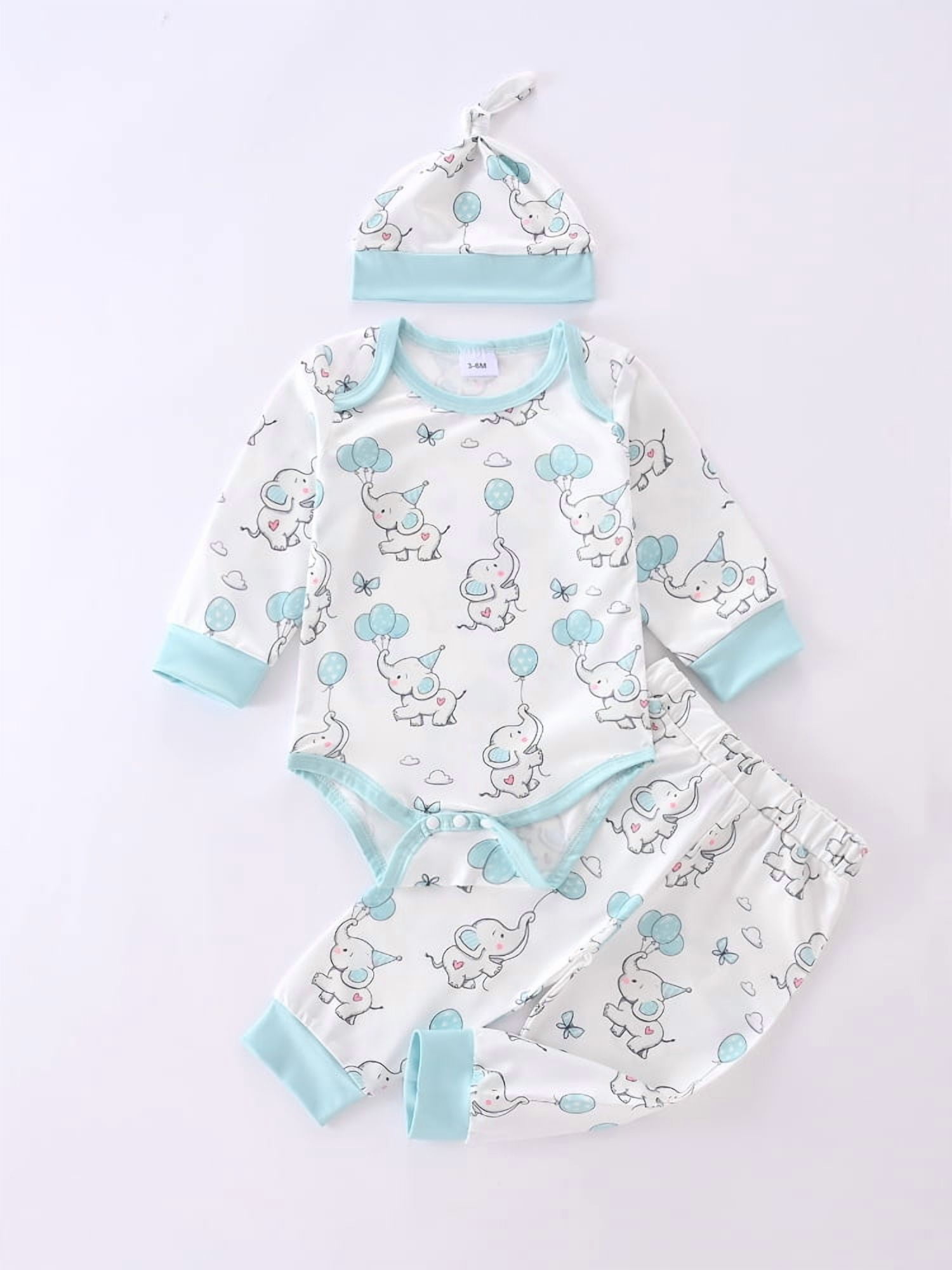 Baby Boy Milk Silk Onesies 3-Piece Set