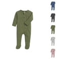thumbnail image 1 of Baby Boy Clothes Baby Rompers Boy Unisex Baby Footed Pajamas for Boys | Snap Up Romper Jumpsuit with Mitten for Comfortable Sleep and Play 0-12 Months, 1 of 3