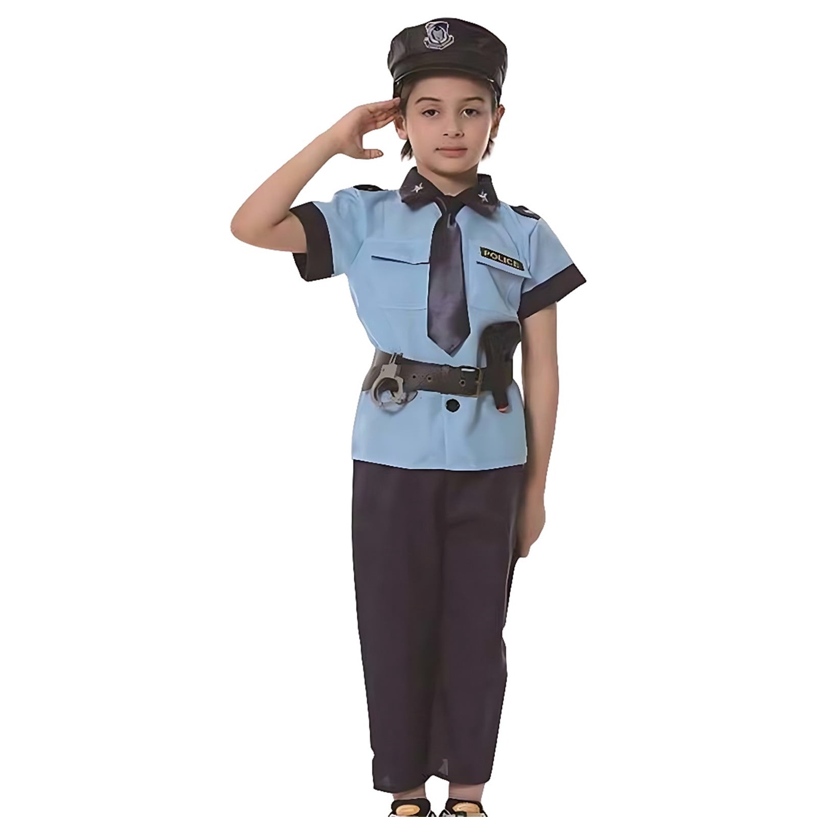 Adorable Police-Inspired Baby summer Outfit Set main image 0