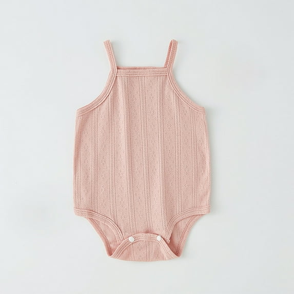 Baby Boy Outfit Solid Color Sleeveless Bodysuit Toddler Girl Clothes for Babies 12-18 Months