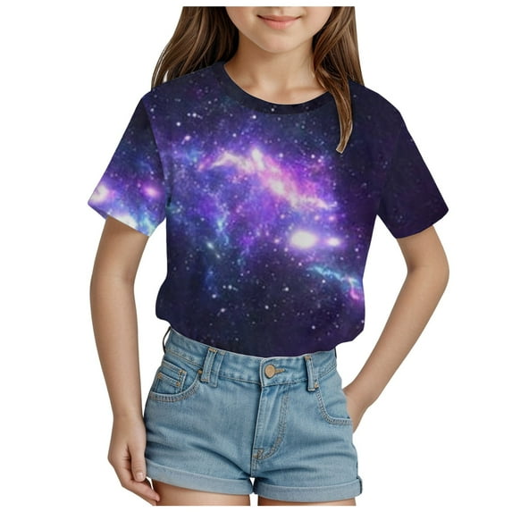 Baby Boy Outfits 24 Months Boys Girls Shirts Graphic T-Shirt Neon Color Kids Novelty Short Sleeve Animal Print Tees 4-16 Years