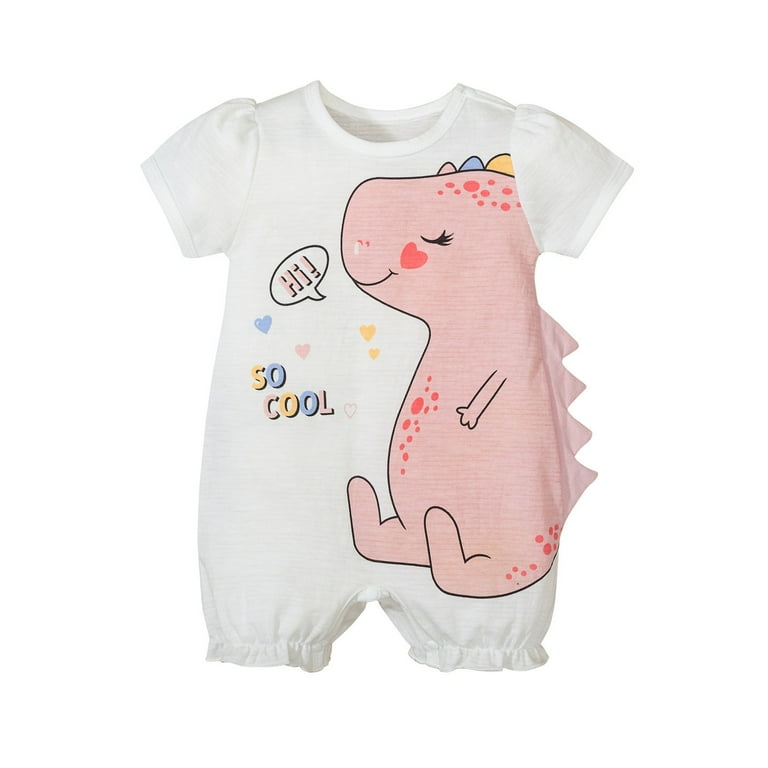  Unisex Cute Baby Summer Set Short Sleeve Bear Print