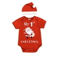 Baby Boy Outfits,Christmas Baby Boys Girls Letter Cartoon Romper