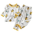 thumbnail image 1 of Baby Boy Outfits Summer Boys Girls Long Sleeve Cute Print Loungewear Set Toddler Outfits YE1 3 Years-4 Years, 1 of 1