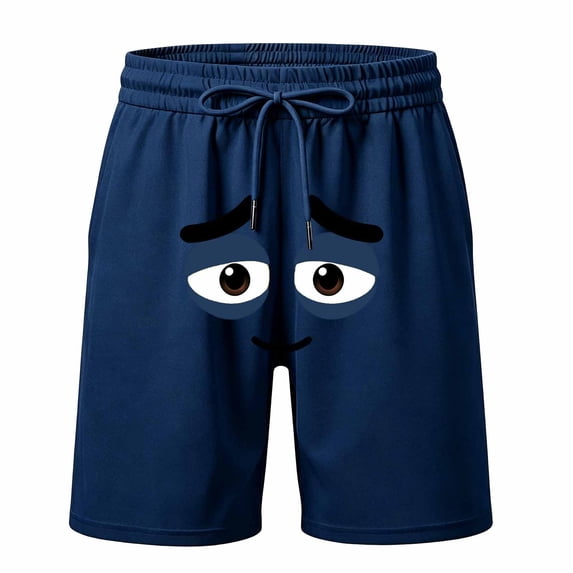 Baby Boy Pants Drawstring High Waist Lightweight Elastic Graphic Print Shorts Casual Wear 2-3 Years