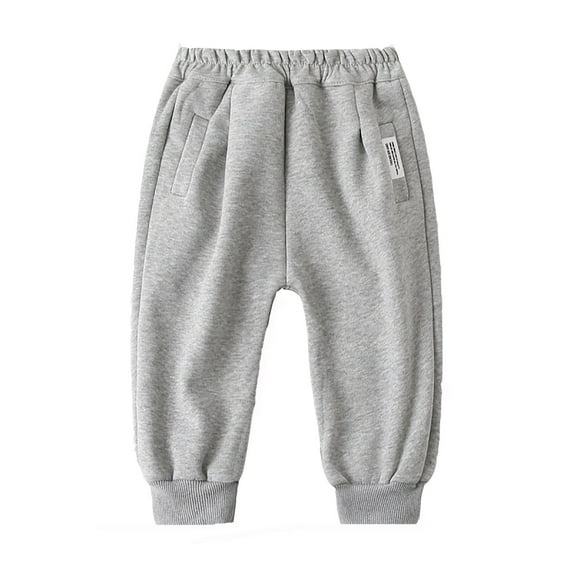Baby Boy Pants Pack Waterproof Kids Sweatpants Boys Size 6-7 Relaxed Fit Streetwear Boys Cargo Pants Size 14 with Pocket Grey,4-5 Years