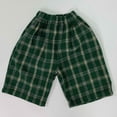 thumbnail image 1 of Baby Boy Pants Plaid Print Pocketed Elastic Waist Breathable Straight Leg Long Pants for Outdoor Green 3 Years-4 Years, 1 of 6