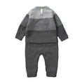 Baby Boy Romper Baby Knitted Sweater Playsuit Solid Long Sleeve