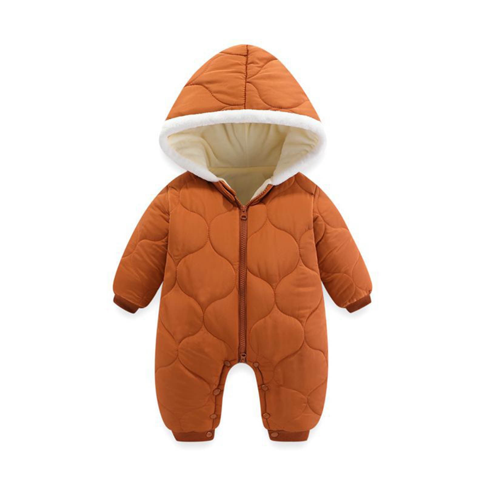 Baby Boy Romper Toddler Girls Boys Winter Snowsuit Coat Cute Hooded