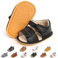 thumbnail image 1 of Baby Boy Sandals Summer Anti-Slip Rubber Sole First Walkers Shoes Infant Sandals for Toddler Girls(0-18 Months), 1 of 7