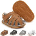 thumbnail image 1 of Baby Boy Sandals Summer Anti-Slip Rubber Sole First Walkers Shoes Infant Sandals for Toddler Girls(0-18 Months), 1 of 7