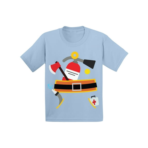 18 Months Boy Clothes - 6 - 12 -18 -24 Months - Funny Fireman T-shirt