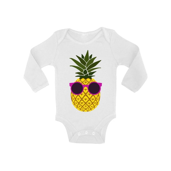 Baby Boy Shirts - Baby 6 - 12 - 18 Months - Pineapple Colorful Bodysuit
