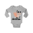thumbnail image 1 of 18 Month Girls Clothes - NB 6M 12M 18M - I'm a Little Christian Bodysuit, 1 of 4