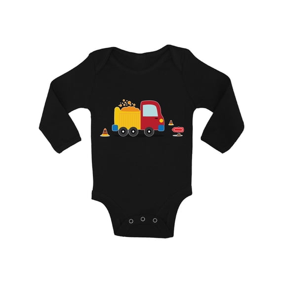 Baby Boy Shirts - Newborn 6 - 12 - 18 Months - Truck Bodysuit