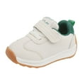 thumbnail image 1 of Baby Boy Shoes Kids Fashion Solid Versatile Dual Mesh Breathable Non Functional Sports Shoes Toddler Girl Sneakers Green 3 Years-3.5 Years, 1 of 6