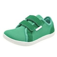 thumbnail image 1 of Baby Boy Shoes Toddler Boys & Girls Shoes Kids Canvas Sneakers with Hook and Fashion Green 24, 1 of 8