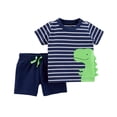 thumbnail image 1 of Baby Boy Short Sleeve Shirt & Shorts, 2pc Outfit Set, 1 of 1