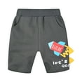 thumbnail image 1 of BJUTIR Baby Boy Shorts Casual Pants Toddler Shorts Cartoon Slacks Dinosaur Pattern Summer Shorts Children'S Beach Pants Black Gray Solid Color Cartoon Boy Pants, 1 of 9