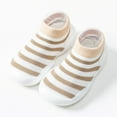 thumbnail image 1 of Baby Sock Shoes Non-Skid Boys Girls Walking Shoes Breathable Warm Soft Sole Rubber Cotton Toddler Shoes Toddler Baby Girls for Girls 2-3 Years, 1 of 2