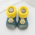 thumbnail image 1 of Baby Boy Sock Shoes Anti Toddler Boys Girls Walking Socks Shoes Indoor Warm Knit Soft Sole Rubber Cotton Socks Shoes Baby Girl Shoes for Girls 2.5-3 Years, 1 of 3
