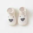 thumbnail image 1 of Baby Boy Sock Shoes Non Floor Baby First Walking Shoes Breathable Warm Soft Rubber Sole Cotton Socks Shoes Indoor Slipper for Girls 6-12 Months, 1 of 3
