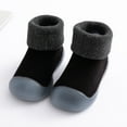 thumbnail image 1 of Baby Boy Sock Shoes Non Floor Boys Girls Walking Shoes Breathable Warm Soft Rubber Sole Cotton Socks Shoes Baby Sneakers for Girls 9-12 Months, 1 of 5