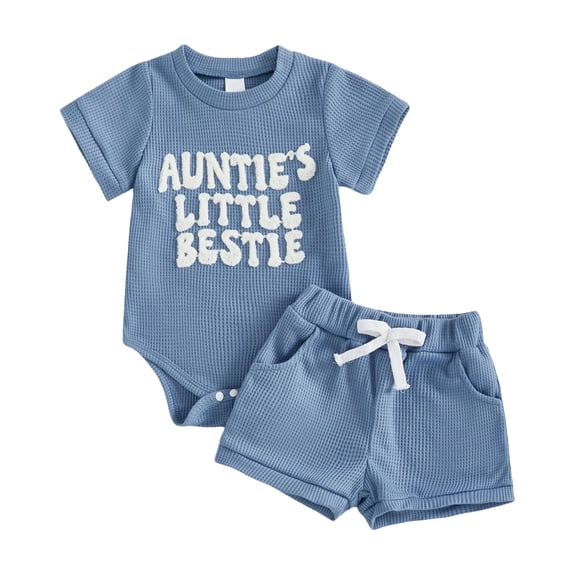 Baby Boy Summer Clothes Little Brother Newborn Outfit Short Sleeve Romper Casual Shorts Set 0 3 6 12 Months Summer Clothes for Boys