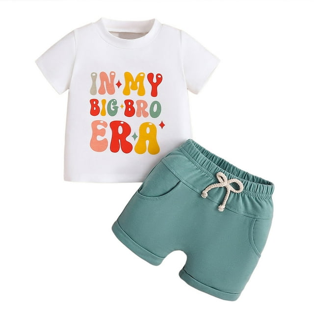 Baby Boy Summer Clothes Toddler Boys Short Sleeve Printed T Shirt