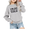 thumbnail image 1 of Baby Boy Sweatshirt Girls Crewneck Oversized Sweatshirt Kids Fashion Long Sleeve Pullover Tops 1-12 Years Baby Girl Pullover Gray 7-8T, 1 of 6
