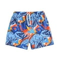 thumbnail image 1 of Baby Boy Swim Trunks Toddler Kids Boys Dinosaur Print Swim Trunks Quick Dry Breathable Board Shorts Casual Beach Shorts Baby Swimsuit Boy Blue 18 Months-24 Months, 1 of 6