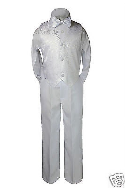 Baby Boy Toddler Kid Teen Baptism Christening Formal Wedding Vest Set Suits S-20